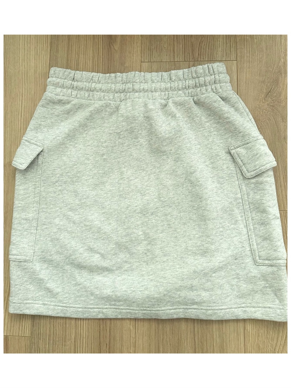 Universal Thread Light Gray Drawstring Cargo Mini Skirt - Picture 3 of 4